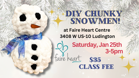 January 25th - Chunky Snowman Workshop!