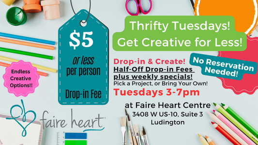 THRIFTY TUESDAYS Drop-in & Create